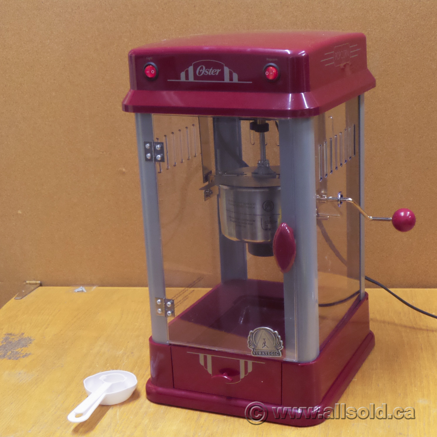 Oster Old Fashion Red Theater Style Popcorn Maker Allsold.ca Buy